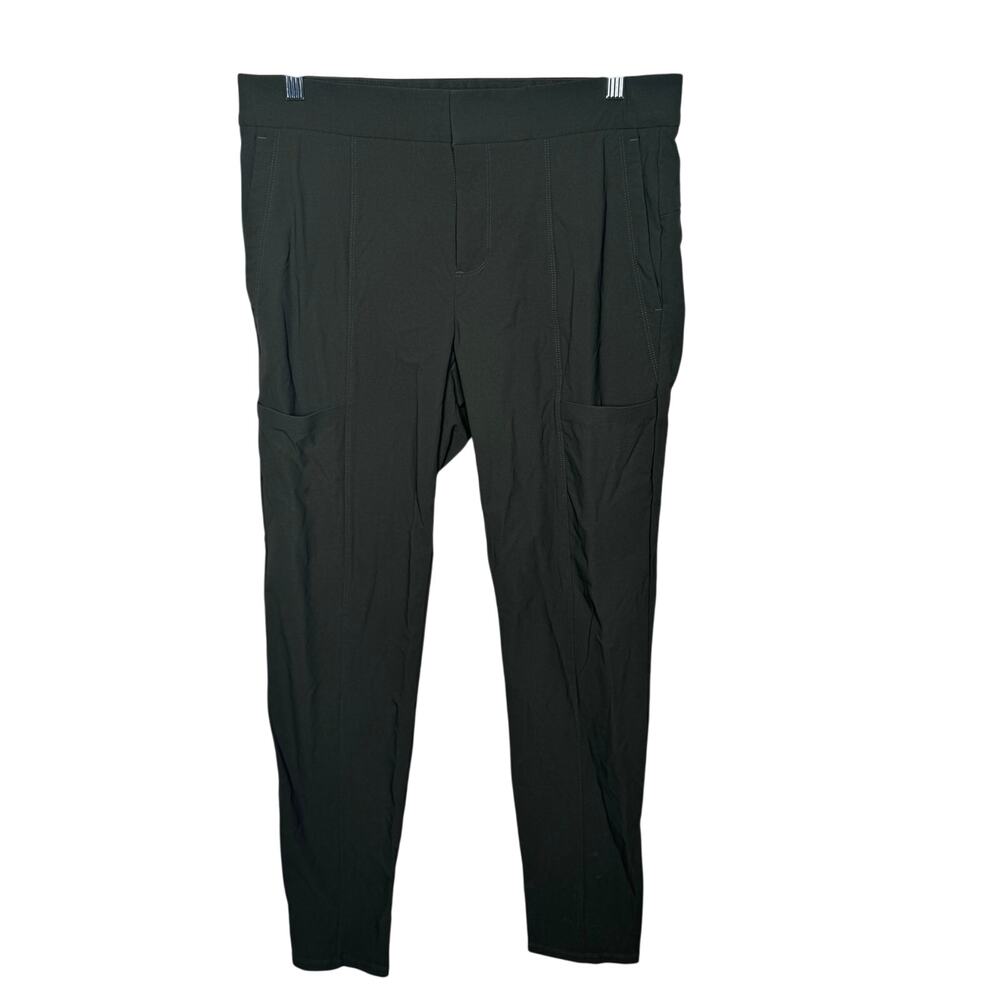 Athleta Wander Stash Skinny Pants Green Size 6 Pull On‎ Travel Hiking Outdoor